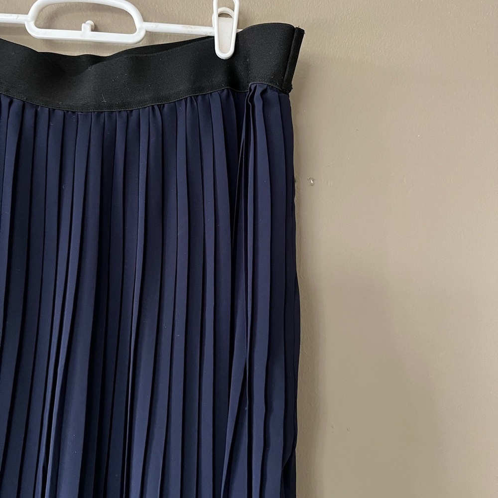 Elegant Black Pleated Women's Skirt